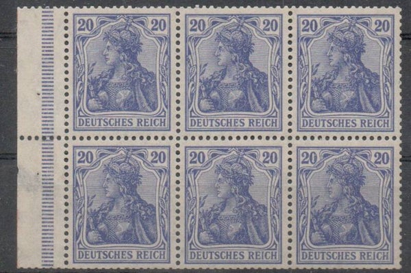 Deutsches Reich H- Blatt Nr. 24dA postfrisch/ ** Rand ungebraucht/ *