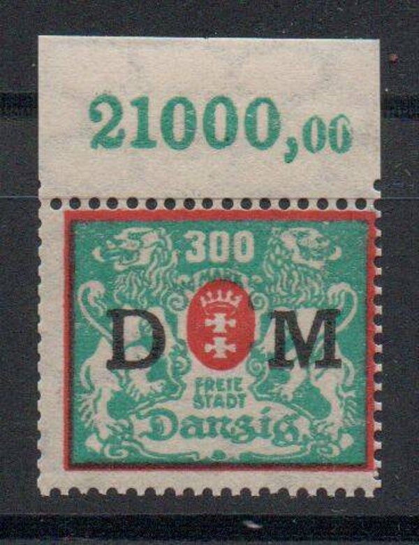 Danzig Dienst Nr. 35 OR postfrisch/ **