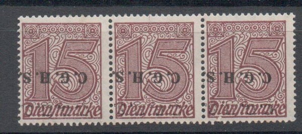 Oberschlesien Dienst Nr. 10IV postfrisch/ **