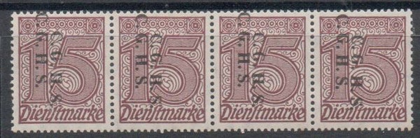 Oberschlesien Dienst Nr. 10V postfrisch/ **