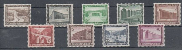 m125-Deutsches Reich Nr. 634-642 postfrisch/ **