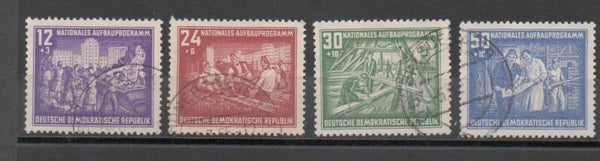DDR Nr. 303-306 gestempelt/ o