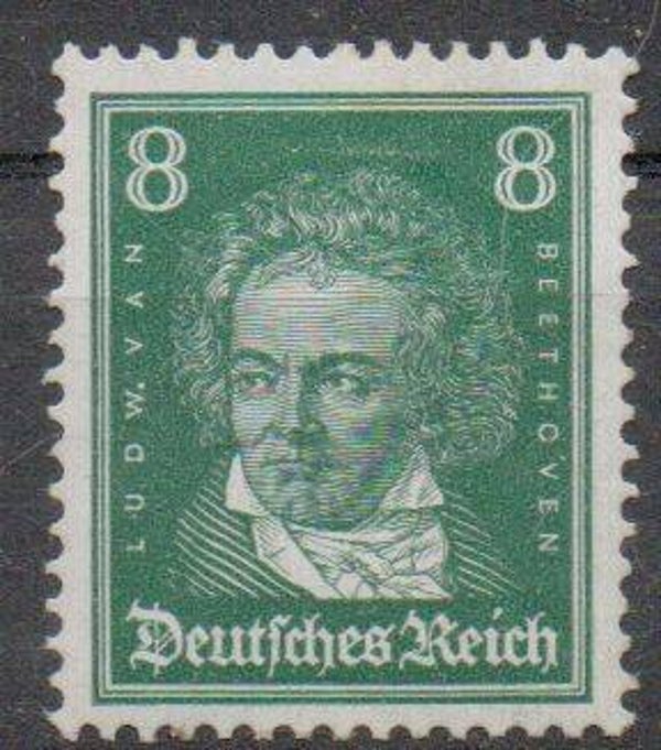 m195-Deutsches Reich Nr. 389 ungebraucht/ *