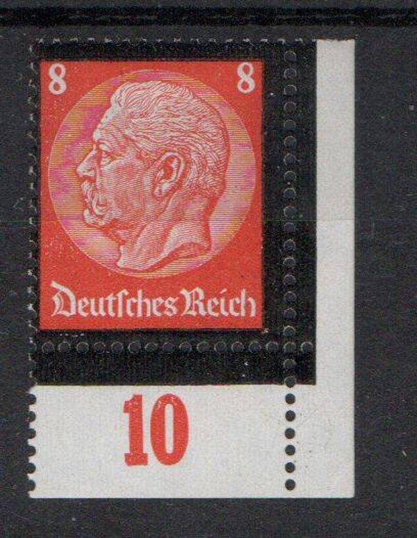 Deutsches Reich Nr. 551 u. re. Ecke ungebraucht/ *