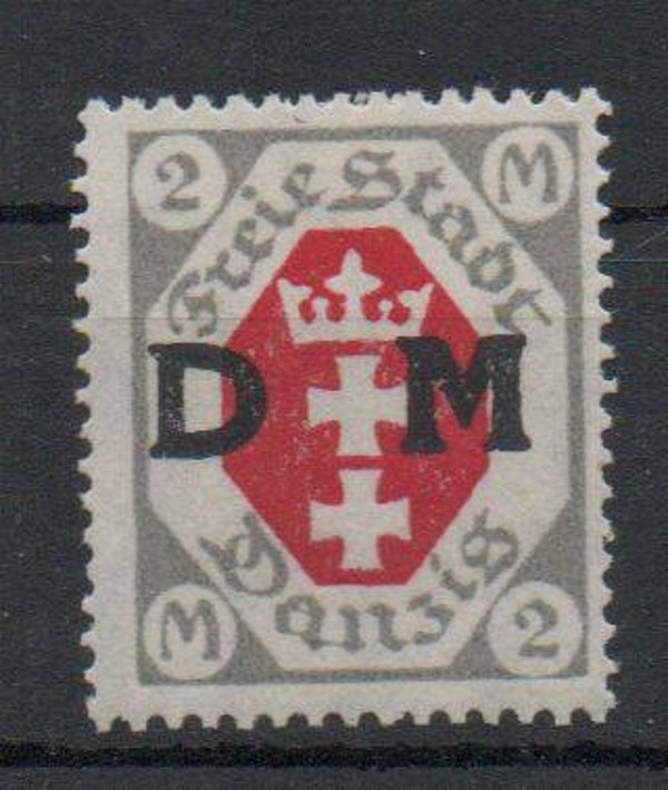 Danzig Dienstmarke Nr. 13 postfrisch/ **