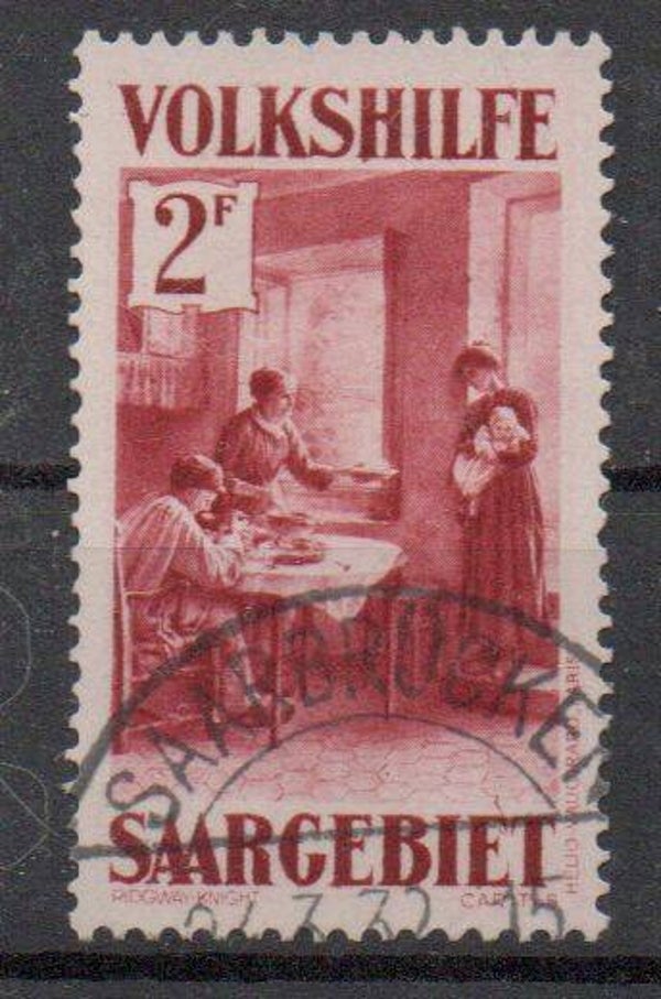 m237- Saargebiet Nr. 155 gestempelt/ o geprüft Geigle