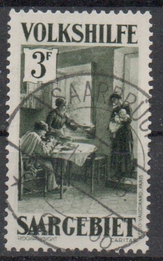 m238- Saargebiet Nr. 156 gestempelt/ o geprüft Ney