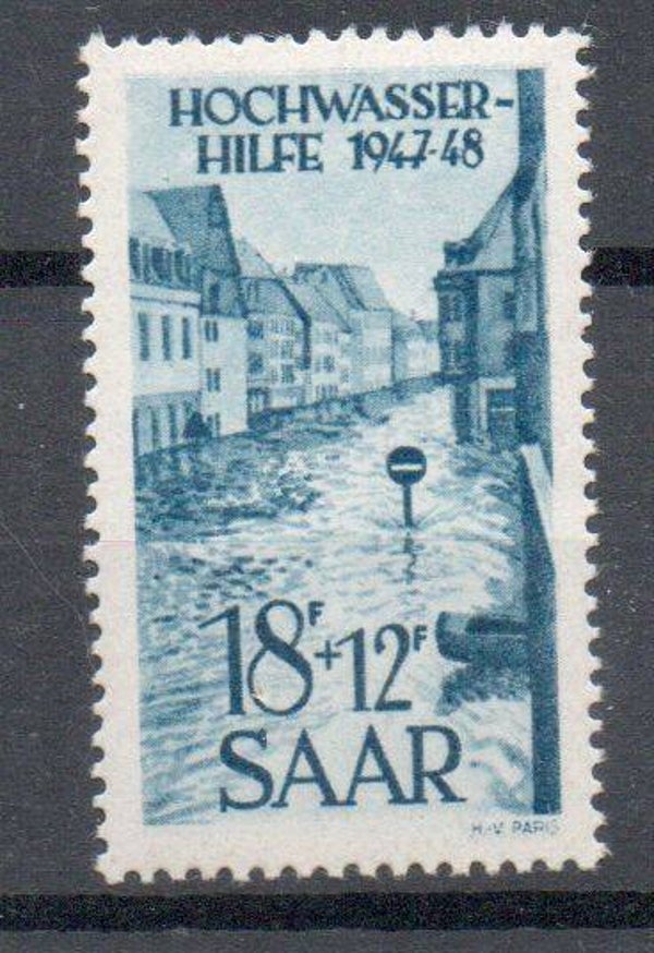 m281a- Saarland Nr. 258 postfrisch/ **