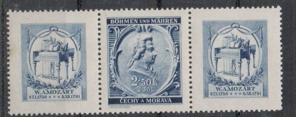 m340- Böhmen und Mähren Zusammendruck  WZD 39 postfrisch/ **