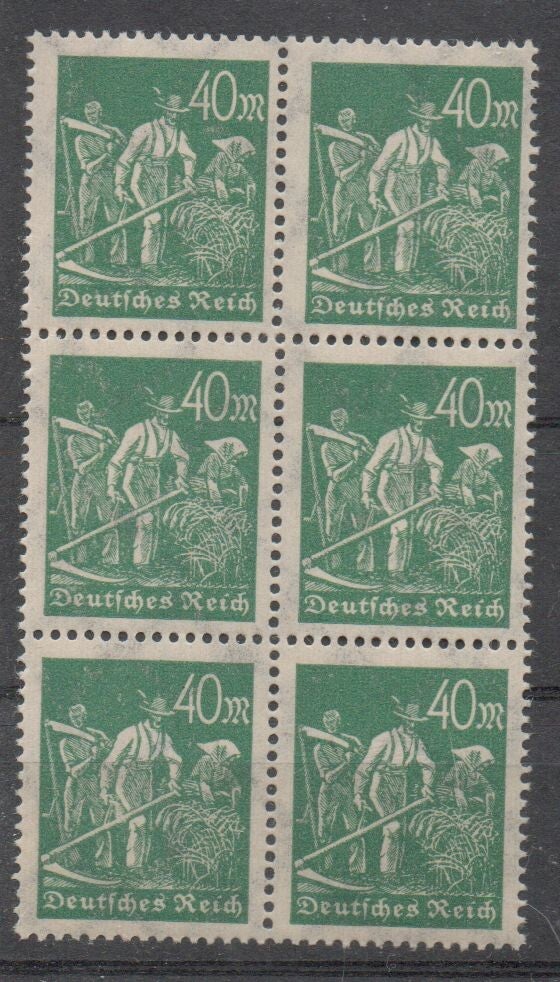 Deutsches Reich Nr. 244a  6er Block postfrisch/ **