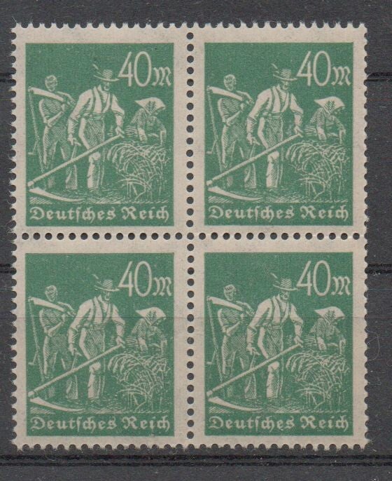 m343- Deutsches Reich Nr. 244a  4er Block postfrisch/ **