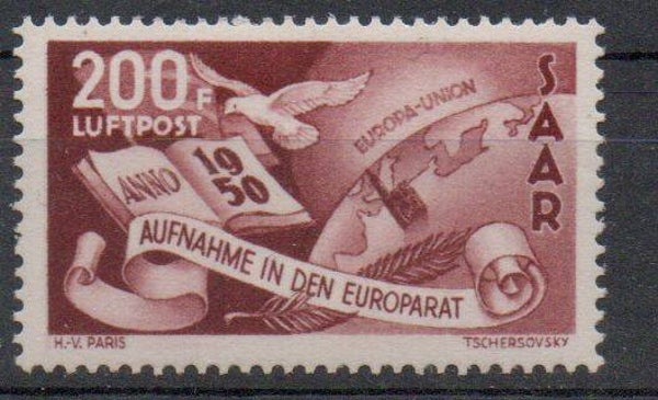 m374- Saarland Nr. 298 postfrisch/ **