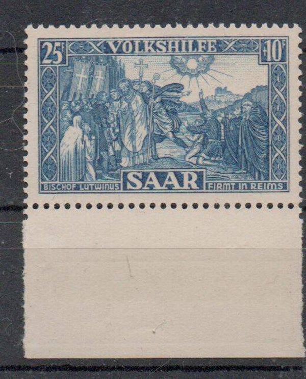 m382- Saarland Nr. 302 UR postfrisch/ ** gepr. Hofmann