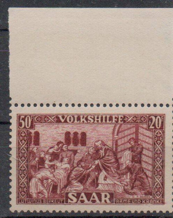 m383- Saarland Nr. 303 UR postfrisch/ ** gepr. Hofmann