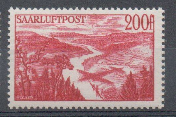 m386- Saarland Nr. 254 postfrisch/ **