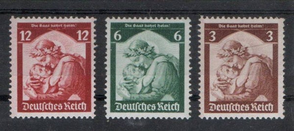 m4-Deutsches Reich Nr. 565-567 ungebraucht/ *