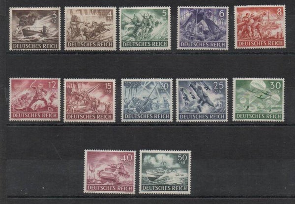 m41-Deutsches Reich Nr. 831-842 ungebraucht/ *