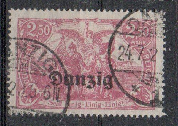 Danzig  Nr. 12a gestempelt/ o geprüft Infla Berlin