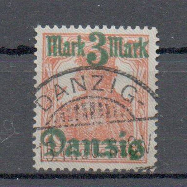 m451- Danzig  Nr. 29 II gestempelt/ o geprüft Schüler