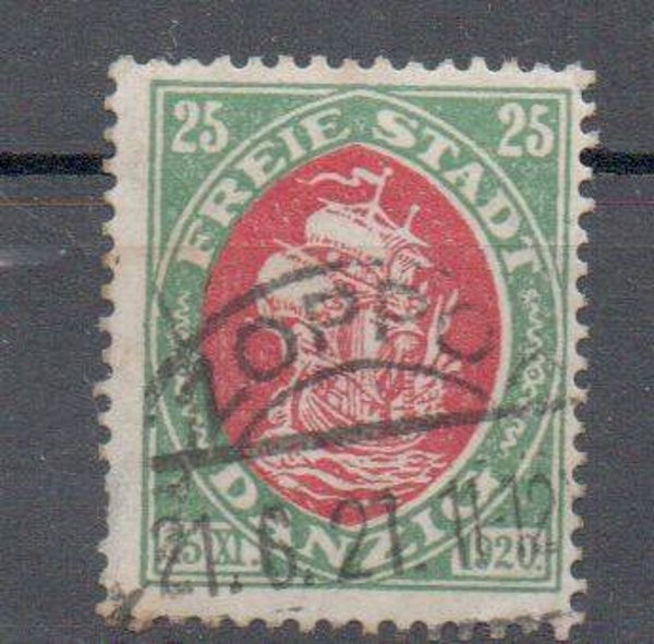 m456- Danzig  Nr. 63 gestempelt/ o