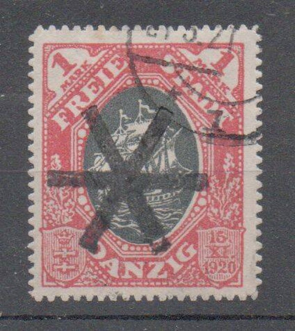 Danzig  Nr. 58 gestempelt/ o gepr. Infla Berlin