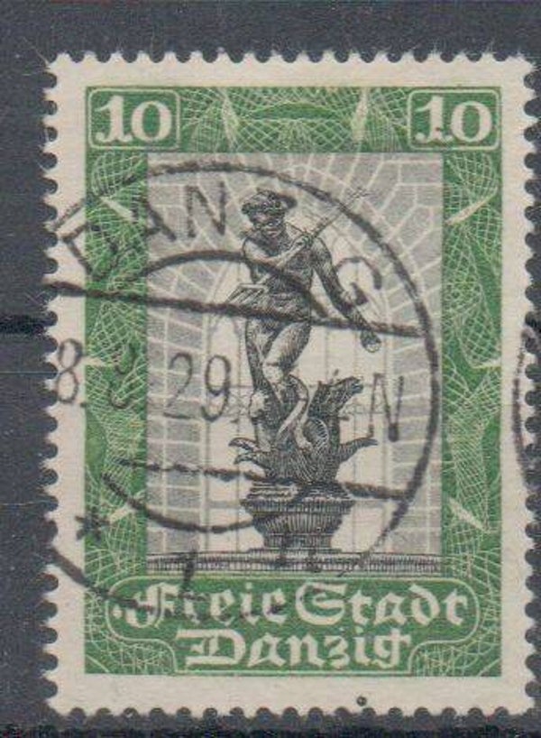Danzig  Nr. 217 gestempelt/ o gepr. Oechsner BPP