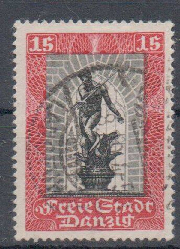 Danzig  Nr. 218 gestempelt/ o gepr. Oechsner BPP