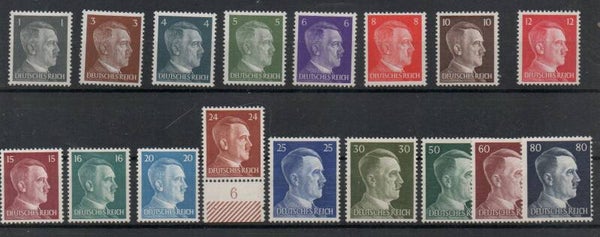 m50-Deutsches Reich Nr. 781-798, 795 fehlt ungebraucht/ *