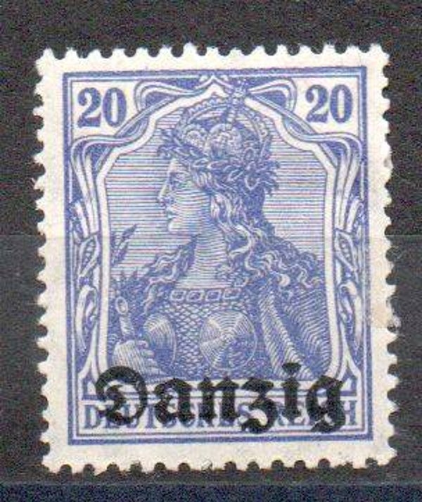 m504- Danzig  Nr. 4 ungebraucht/ *
