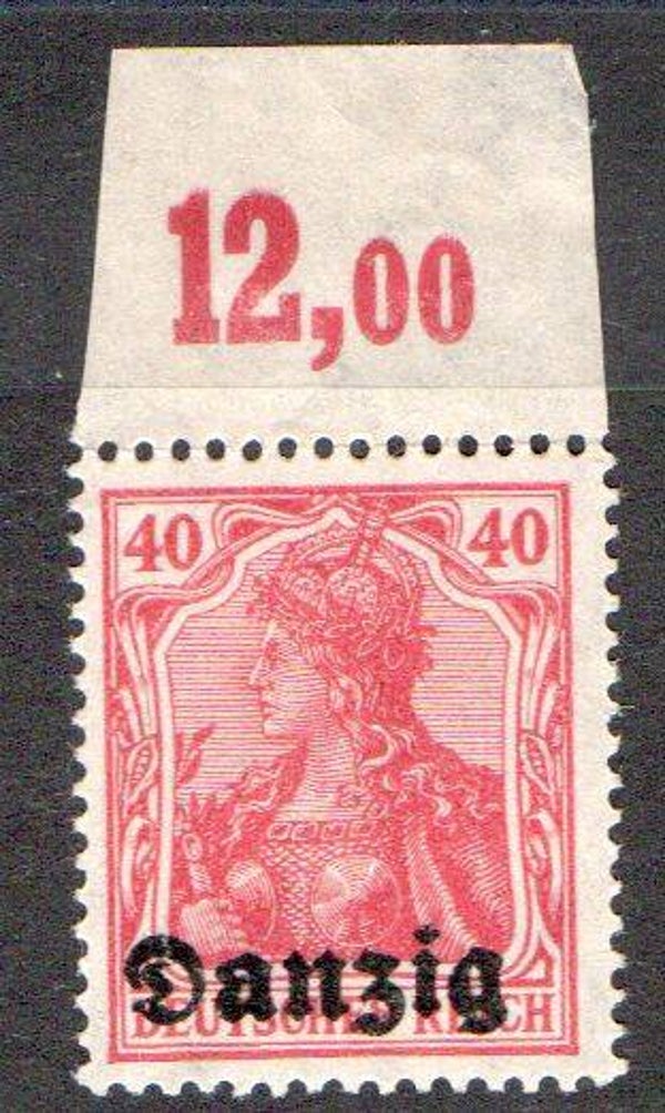 m506- Danzig  Nr. 6 postfrisch/ **