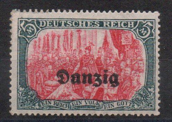 m515- Danzig  Nr. 15b ungebraucht/ *