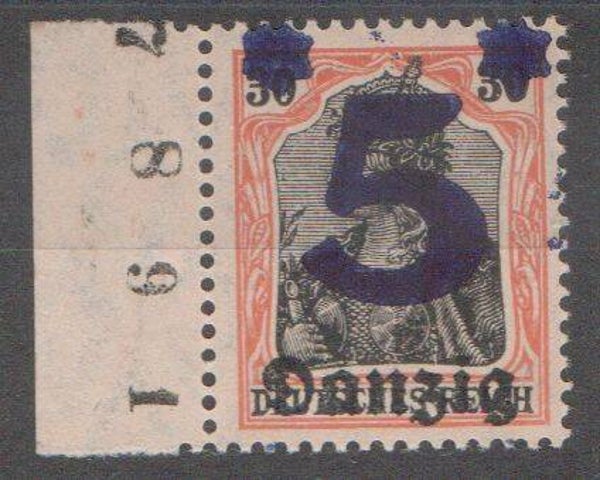 Danzig  Nr. 16 postfrisch/ **