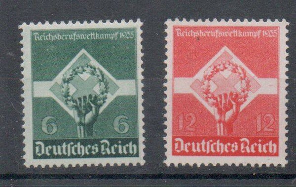 m52-Deutsches Reich Nr. 571-572 postfrisch/ **