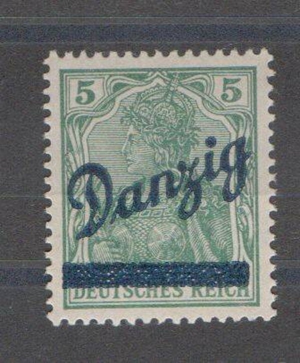m523- Danzig  Nr. 21 postfrisch/ **