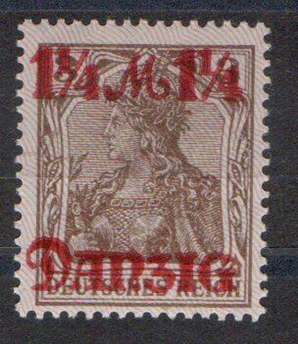 m542- Danzig  Nr. 42II postfrisch/ **