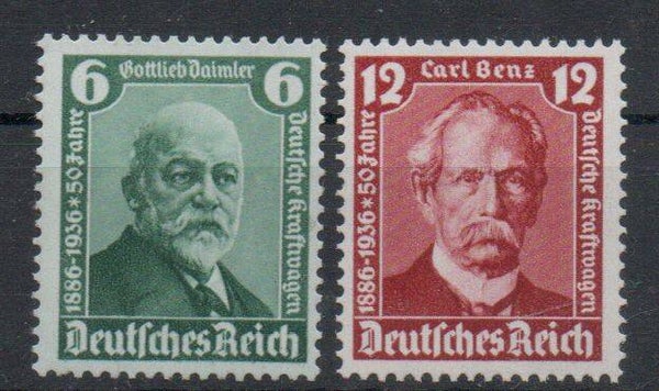 m56-Deutsches Reich Nr. 604b-605 postfrisch/ **