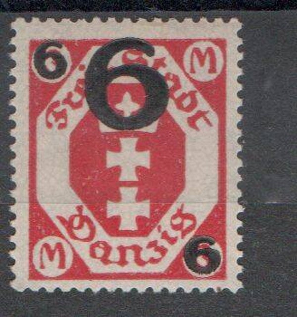 Danzig Nr. 106b postfrisch/ ** geprüft