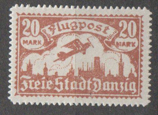 m608- Danzig  Nr. 118 postfrisch/ **