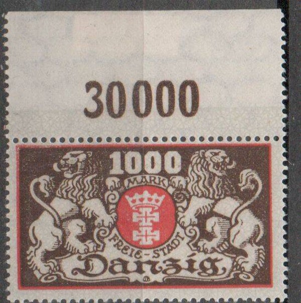 m611- Danzig  Nr. 121 postfrisch/ **