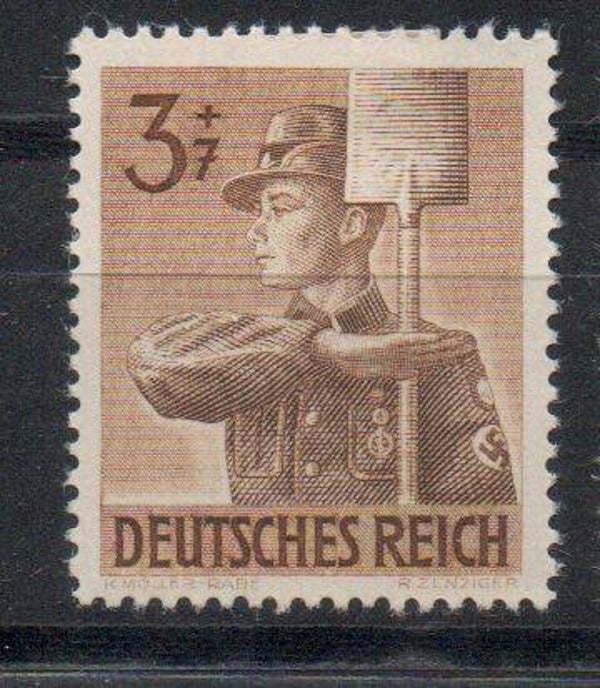 m67-Deutsches Reich Nr. 850 PFI ungebraucht/ *