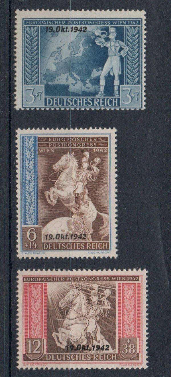 m70-Deutsches Reich Nr. 823-825 postfrisch/ **