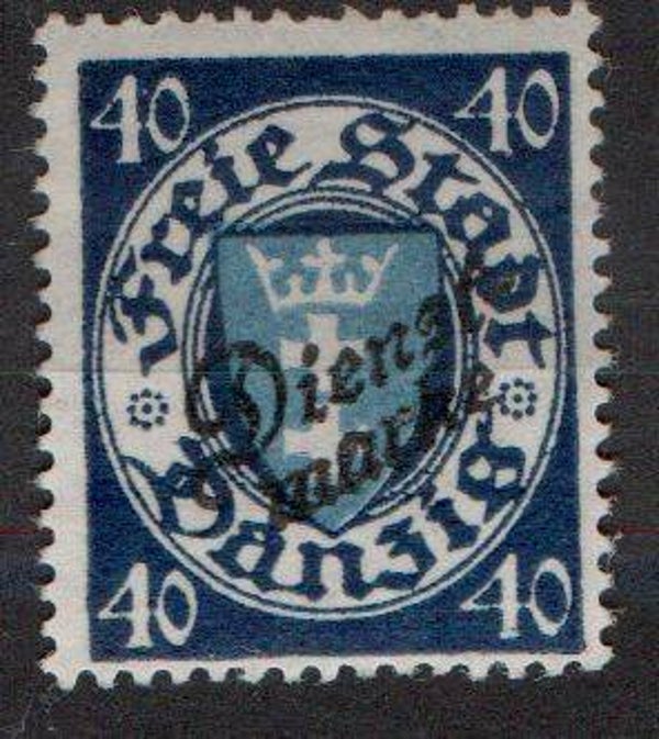 Danzig  Dienst Nr. 49a postfrisch/ **