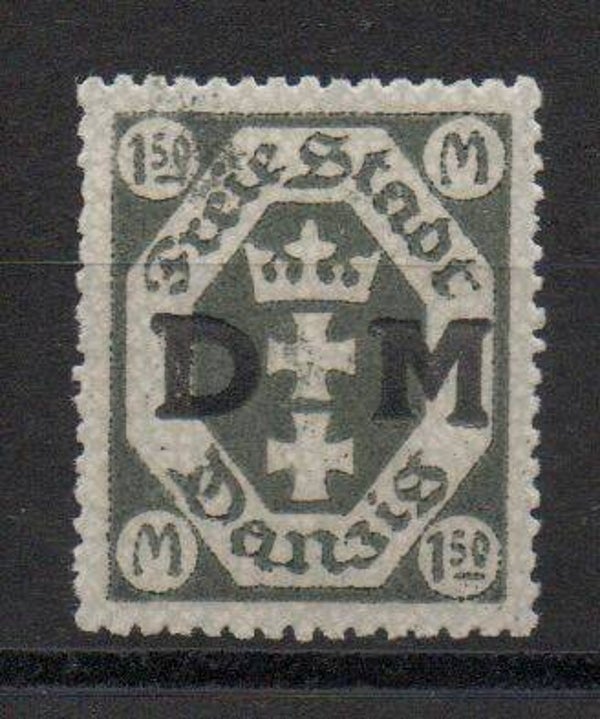 Danzig Dienst Nr. 22 postfrisch/ *