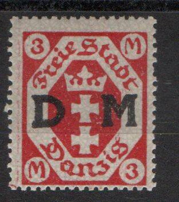 Danzig Dienst Nr. 23a ungebraucht/ *