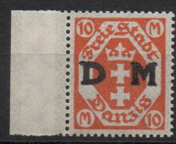 Danzig Dienst Nr. 31a postfrisch/ *