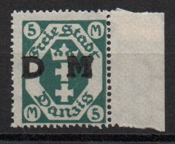 Danzig Dienst Nr. 30X postfrisch/ *