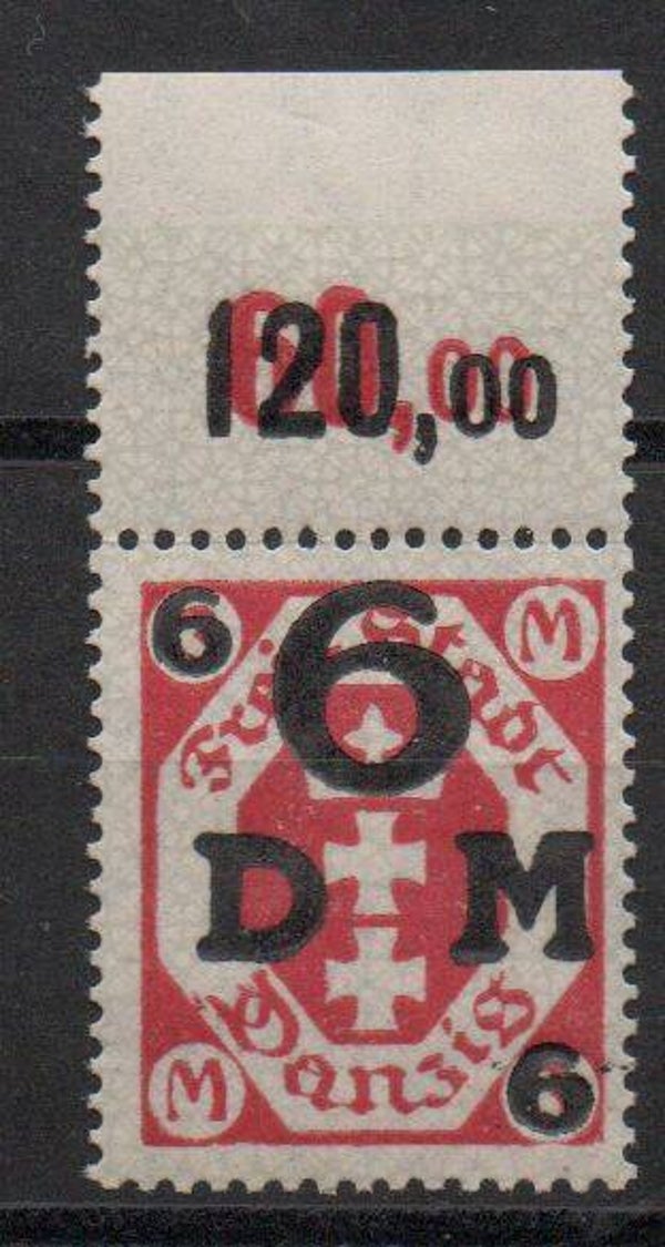 Danzig Dienst Nr. 25b postfrisch/ *