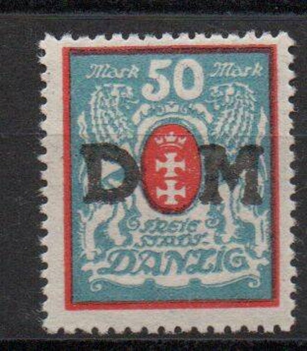 Danzig Dienst Nr. 33Y postfrisch/ *