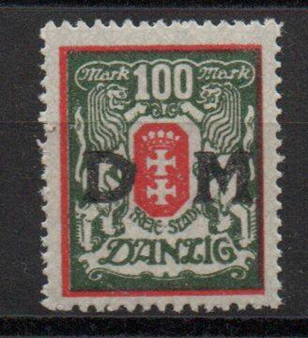 Danzig Dienst Nr. 34Y postfrisch/ *