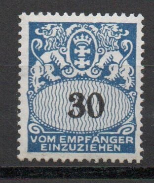 Danzig Porto Nr. 44 postfrisch/ **